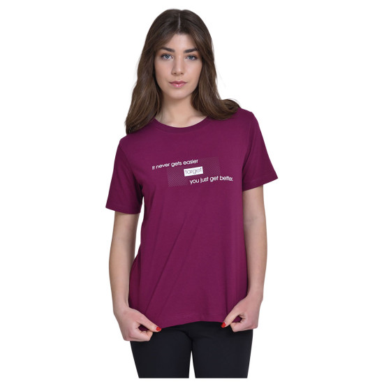 Target Γυναικεία κοντομάνικη μπλούζα T-Shirt Single Jersey "Better"